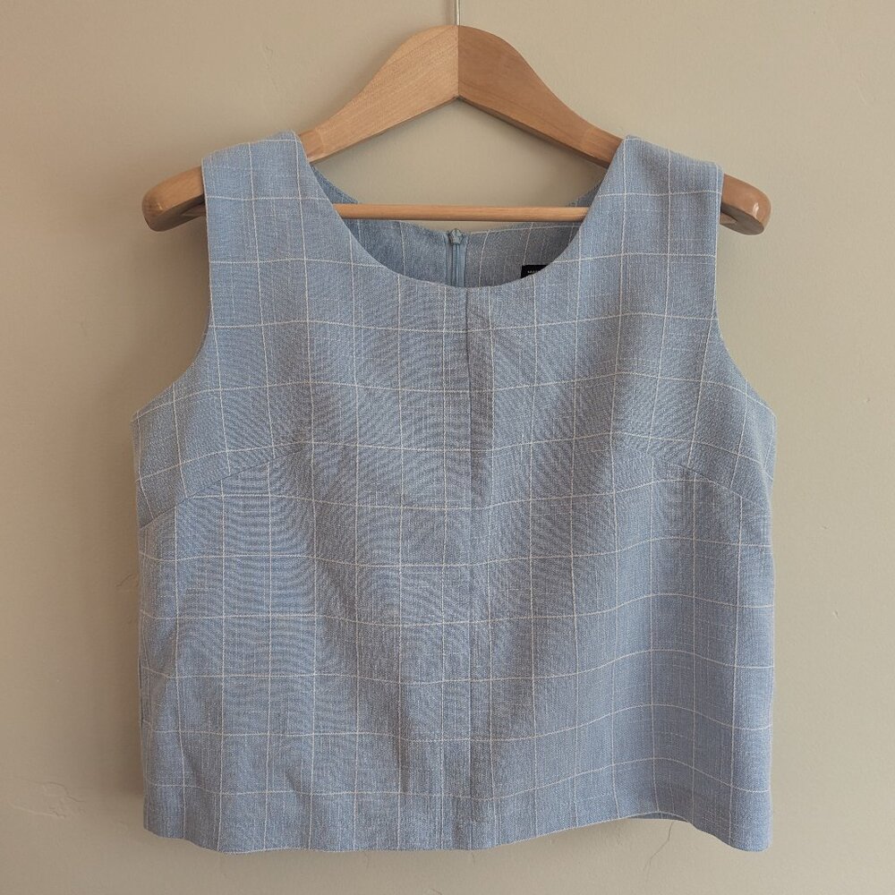 Zara crop top sleeveless blouse